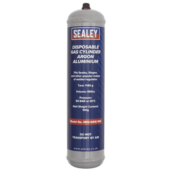 Disposable Argon Gas Cylinder 100g