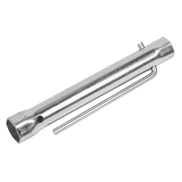 Long Reach Double End Spark Plug Box Spanner with L-Bar 18/21mm