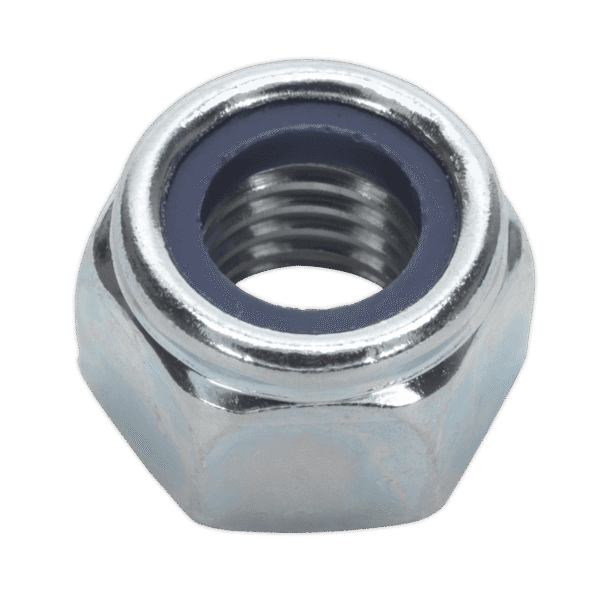 Zinc Plated Nylon Locknut M12, DIN 982 - Pack of 25