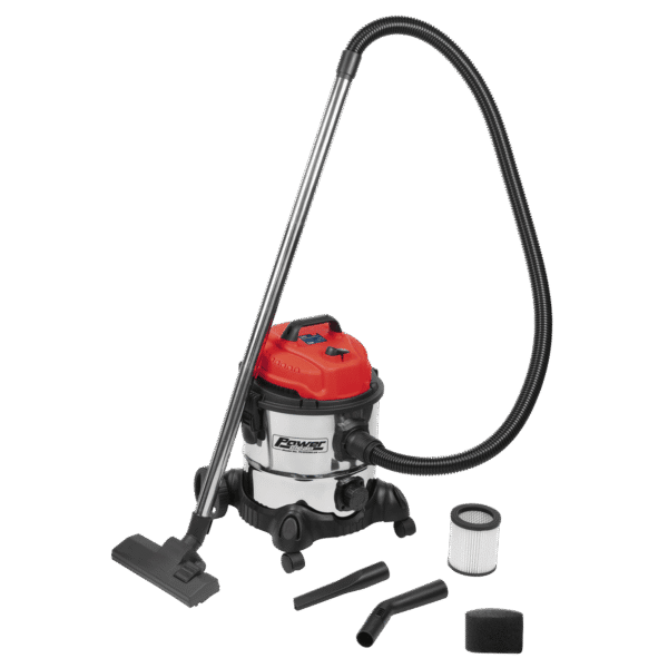 20L Vacuum Cleaner Wet & Dry Stainless Drum 1250W/230V