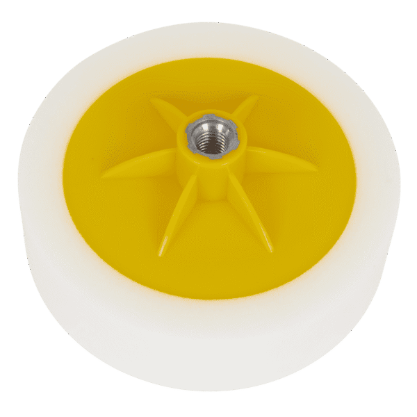 150 x 50mm Buffing & Polishing Foam Head M14 x 2mm - White/Dense