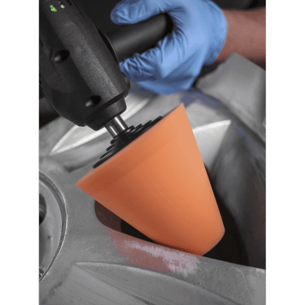 Buffing & Polishing Foam Cone - Orange/Firm