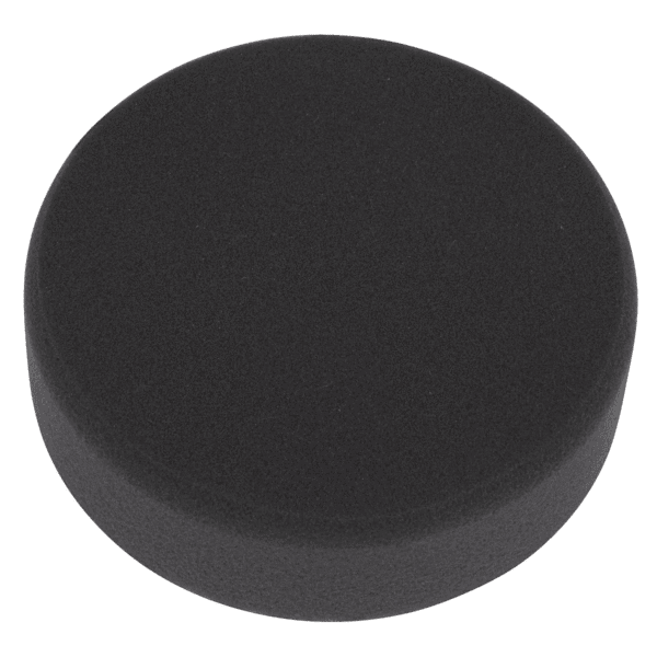 Hook-and-Loop Buffing & Polishing Foam Head 150 x 50mm - Black/Soft