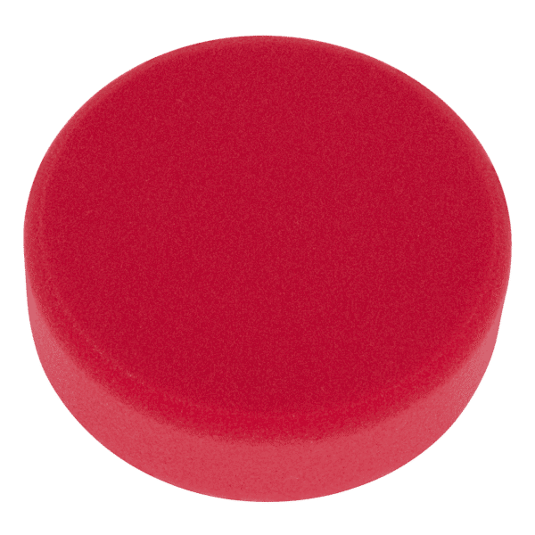 Hook-and-Loop Buffing & Polishing Foam Head 150 x 50mm - Red/Ultra-Soft