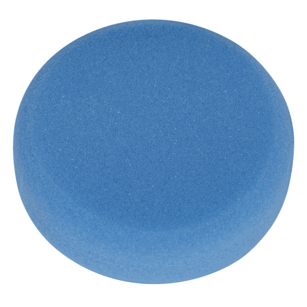 Hook-and-Loop Buffing & Polishing Foam Head 80 x 25mm - Blue/Medium