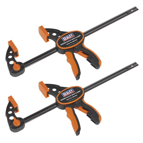 Quick Bar Clamp Set 300mm 2pc