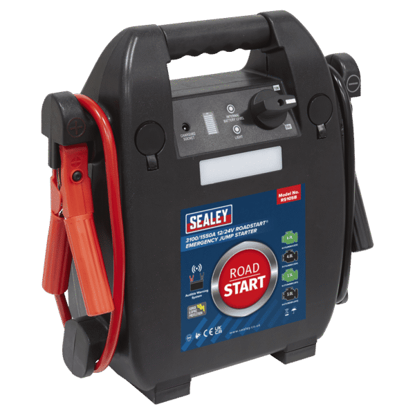 RoadStart® 12/24V Emergency 8-Cylinder Jump Starter 6L