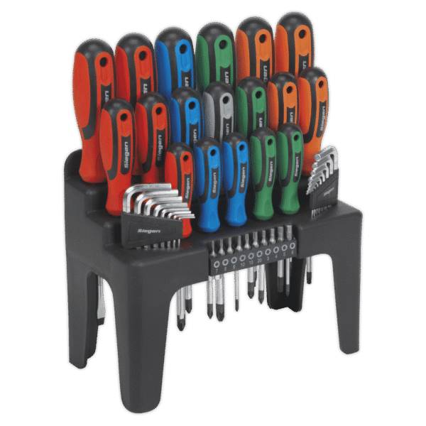 Siegen Screwdriver, Hex Key & Bit Set 44pc