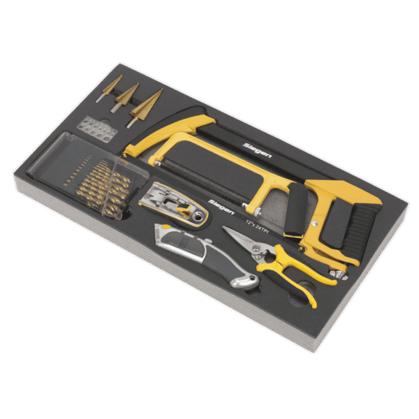 Siegen Cutting & Drilling Set with Tool Tray 28pc