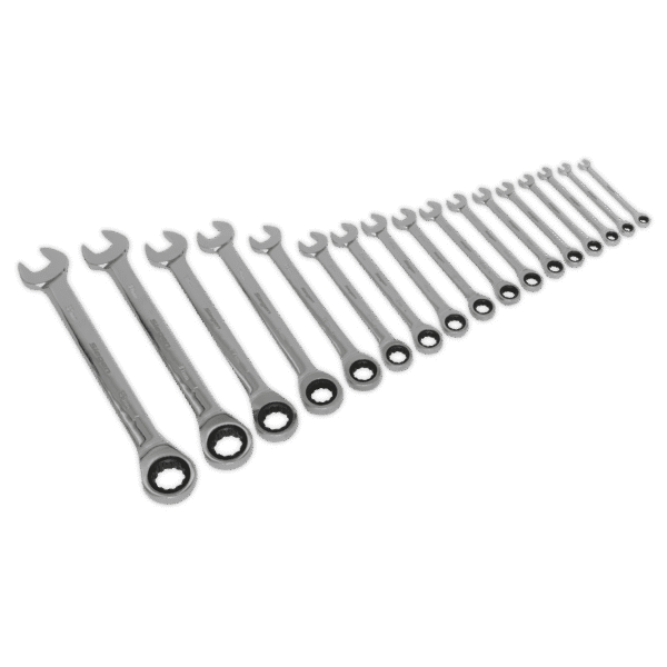 Siegen Combination Ratchet Spanner Set 17pc