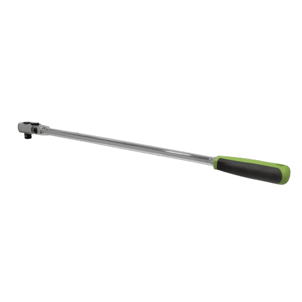 Siegen Extra-Long Flexi-Head Ratchet Wrench with Flip Reverse 1/2"Sq Drive