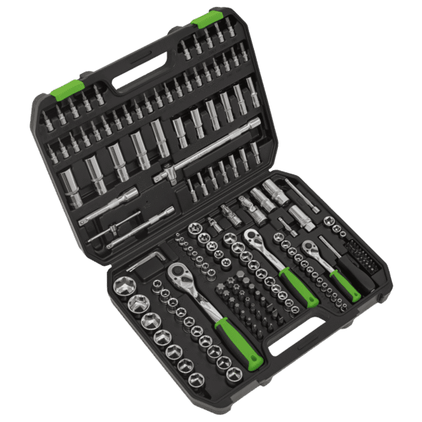 Siegen Socket Set 1/4", 3/8" & 1/2"Sq Drive 171pc