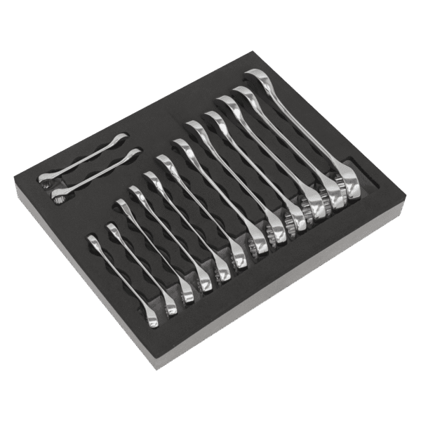 Siegen Stubby Combination Spanner Set 14pc