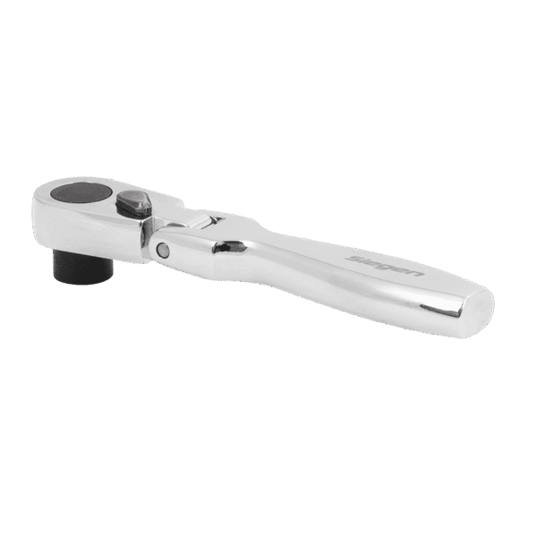 Siegen Micro Flexi-Head Ratchet Bit Driver 1/4"Hex