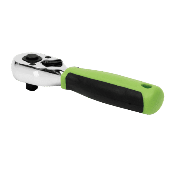 Siegen Stubby Ratchet Wrench with Flip Reverse 1/4"Sq Drive