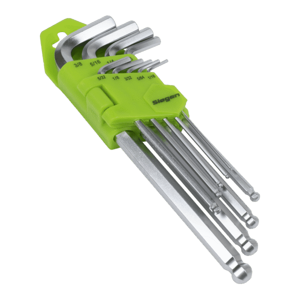 Siegen Imperial Long Ball-End Hex Key Set 9pc