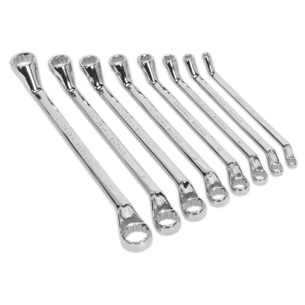 Siegen Deep Offset Ring Spanner Set 8pc