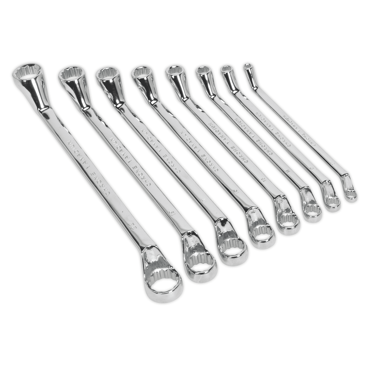 Siegen Deep Offset Ring Spanner Set 8pc