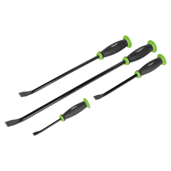 Siegen Pry Bar Set with Hammer Cap 4pc