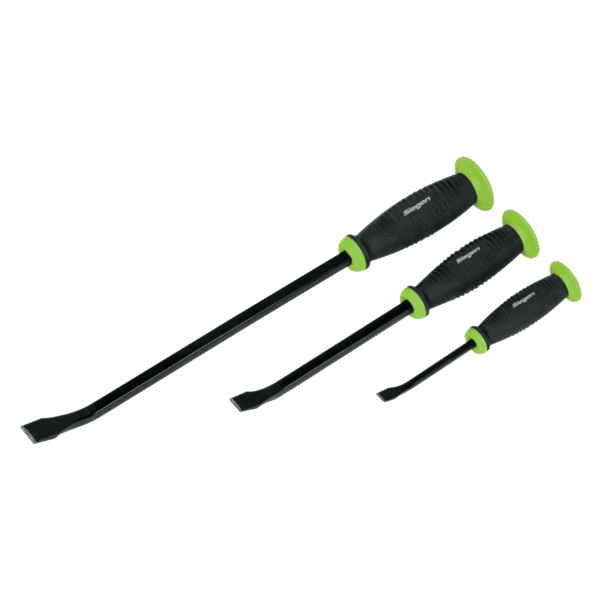 Siegen Pry Bar Set with Hammer Cap 3pc
