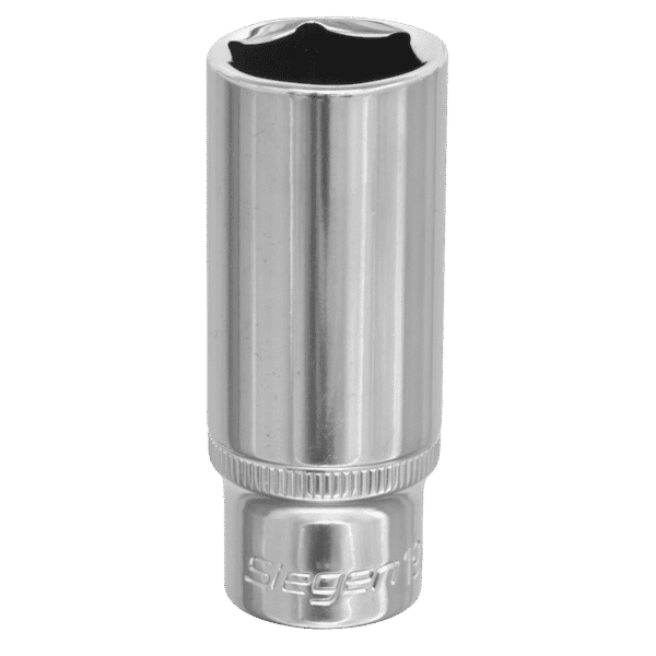 Siegen Deep Socket 3/8"Sq Drive 19mm
