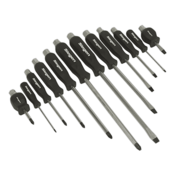Siegen Hammer-Thru Screwdriver Set 12pc