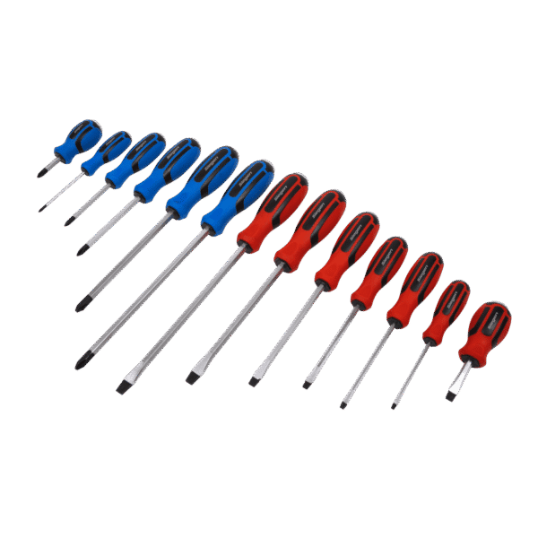 Siegen Hammer-Thru Screwdriver Set 13pc