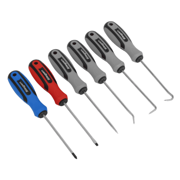 Siegen Mini Pick & Screwdriver Set 6pc