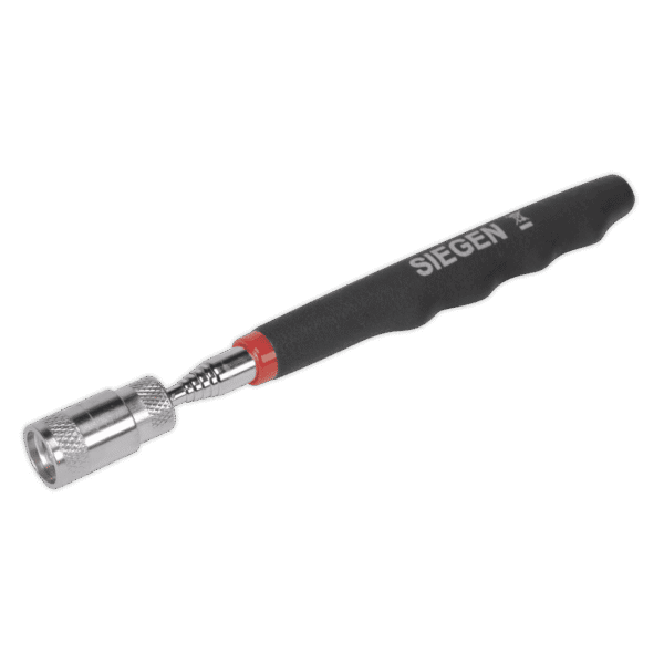 Siegen Heavy-Duty Magnetic Pick-Up Tool with LED 3.6kg Capacity