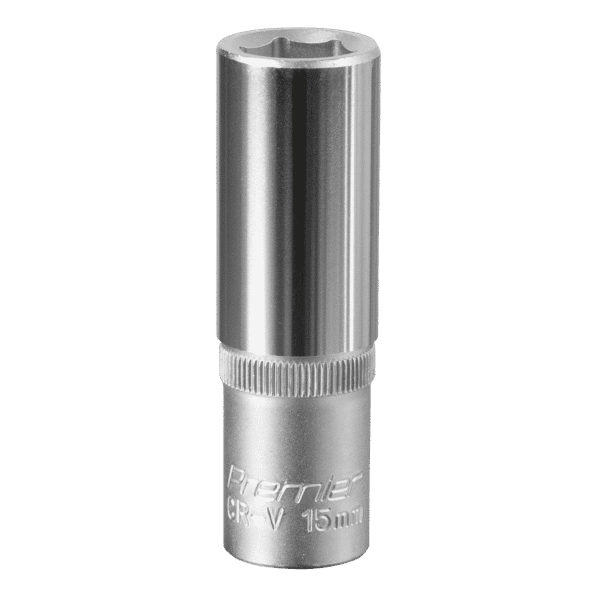 Premier Deep Socket 1/2"Sq Drive 15mm