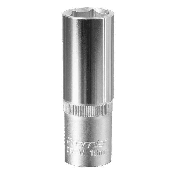 Premier Deep Socket 1/2"Sq Drive 18mm