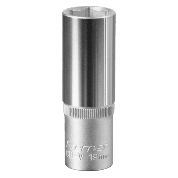 Premier Deep Socket 1/2"Sq Drive 19mm