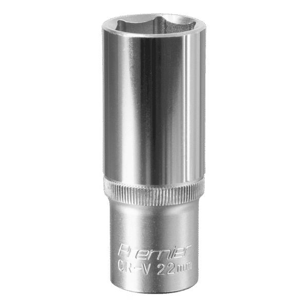 Premier Deep Socket 1/2"Sq Drive 22mm