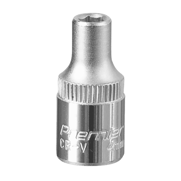 Premier Socket 1/4"Sq Drive 4mm