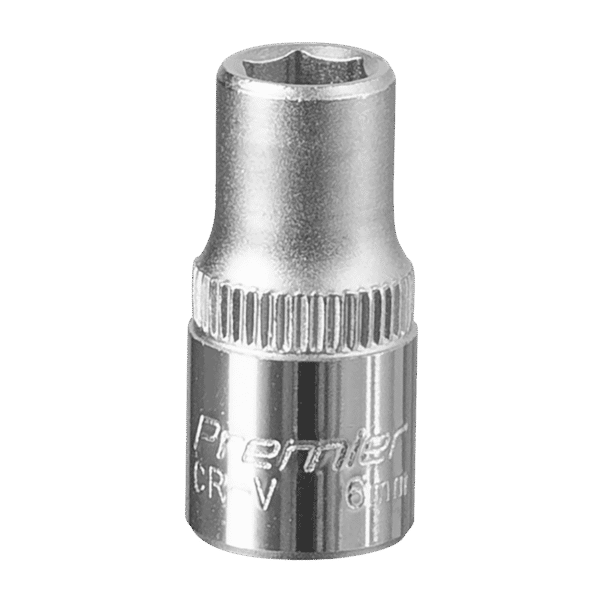 Premier Socket 1/4"Sq Drive 6mm