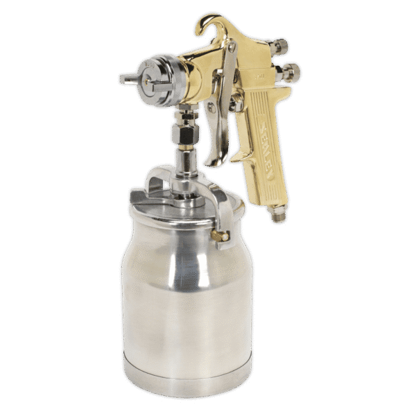 Workshop Gold Series Suction Feed Spray Gun 1.8mm Set-Up