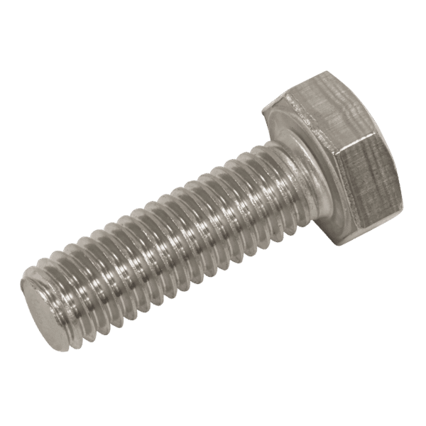 Stainless Steel Hex Head Set Screw DIN 933 - M8 X 25 A2 - Pack of 50