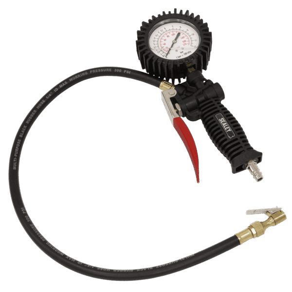 Tyre Inflator with Clip-On Connector