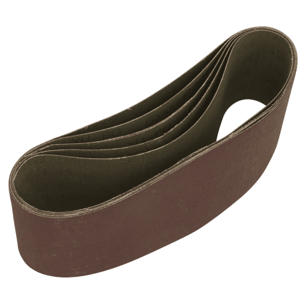 76 x 457mm Sanding Belt 240Grit - Pack of 5
