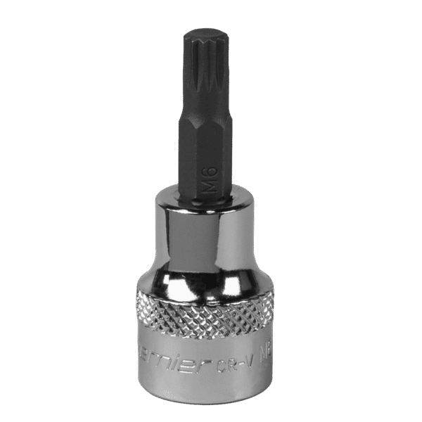 Premier Spline Socket Bit 3/8"Sq Drive M6