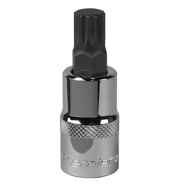 Premier Spline Socket Bit 1/2"Sq Drive M12