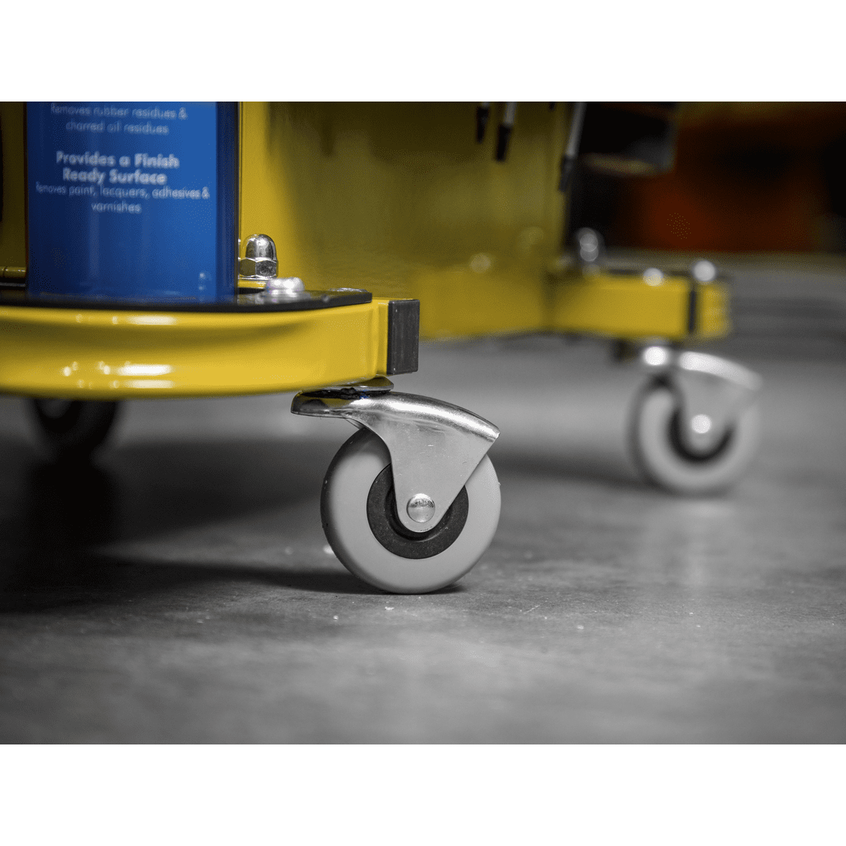 Mechanic's Utility Seat & Toolbox - Yellow - Image 11