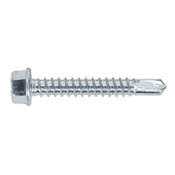 Zinc Plated Self-Drilling Hex Head Screw 5.5 x 38mm - Pack of 100