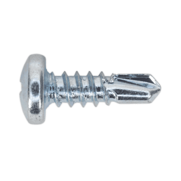 Zinc Plated Self-Drilling Pan Head Phillips Screw 4.2 x 13mm - Pack of 100