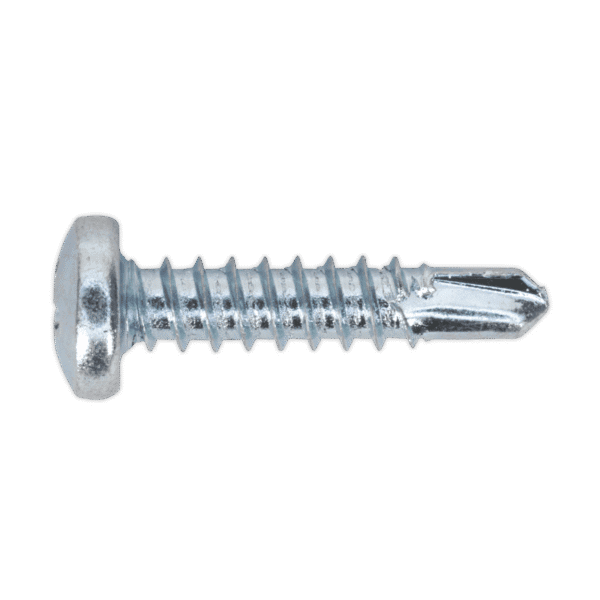Zinc Plated Self-Drilling Pan Head Phillips Screw 4.2 x 19mm - Pack of 100