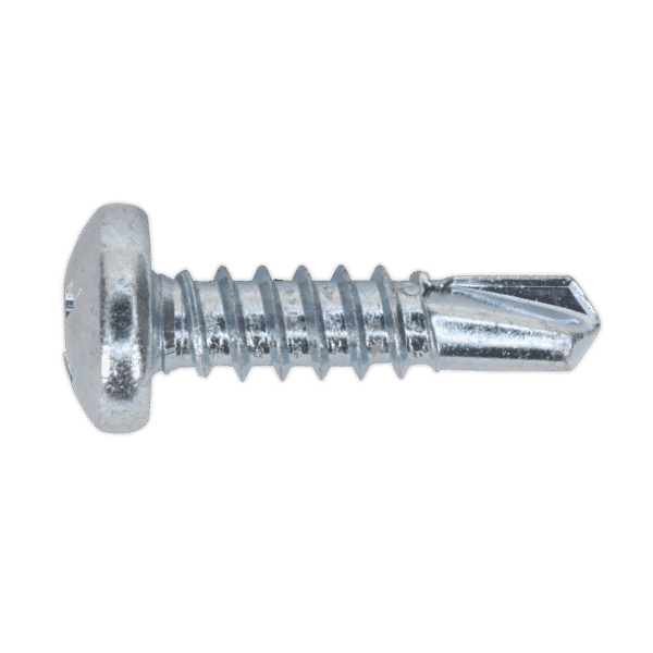 Zinc Plated Self-Drilling Pan Head Phillips Screw 4.8 x 19mm - Pack of 100