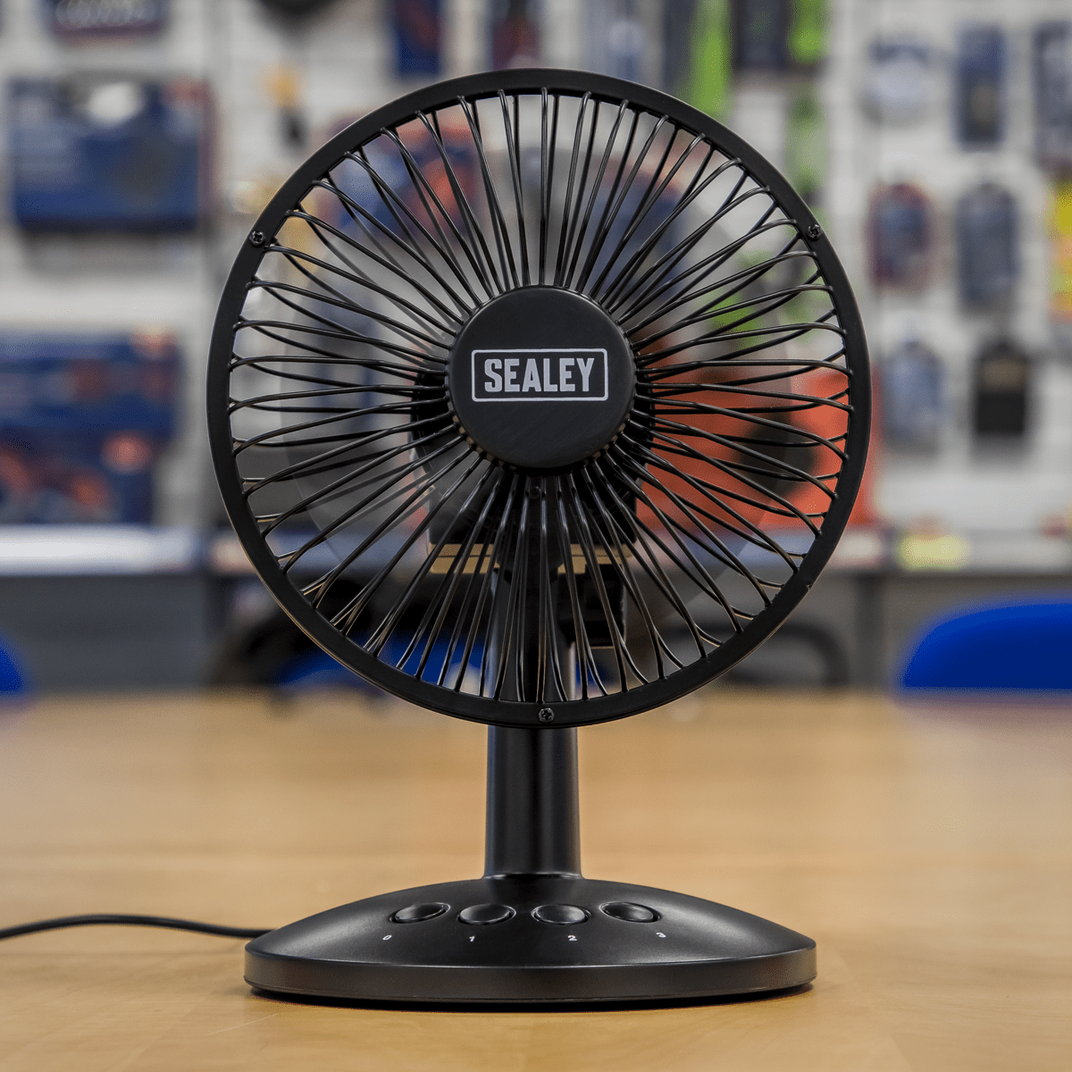 6" Small Oscillating USB Desk Fan 3-Speed - Image 5