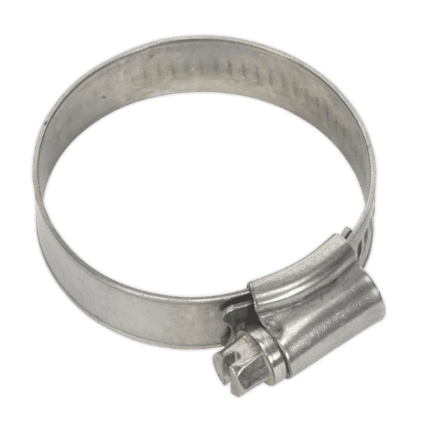 Stainless Steel Hose Clip 32-44mm - Pack of 10