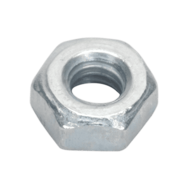 Zinc Plated Steel Nut M3, DIN 934 - Pack of 100