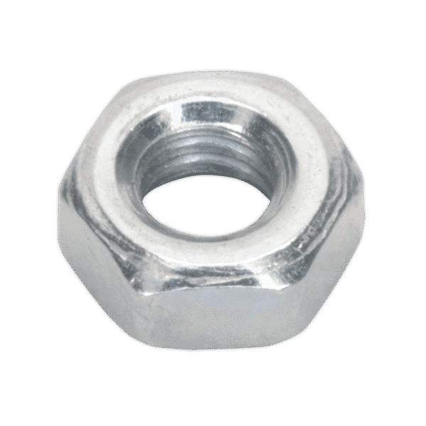 Zinc Plated Steel Nut M4, DIN 934 - Pack of 100